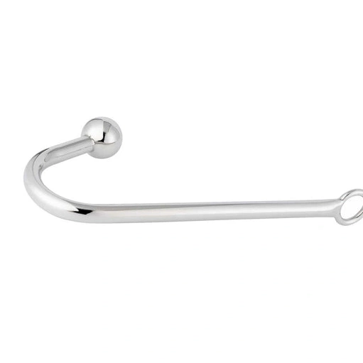 AllNight 3294 Anal Hook Smooth Toy Metal Sex 0409